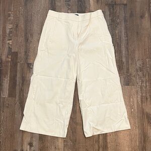 Ann Taylor White Petite Pants